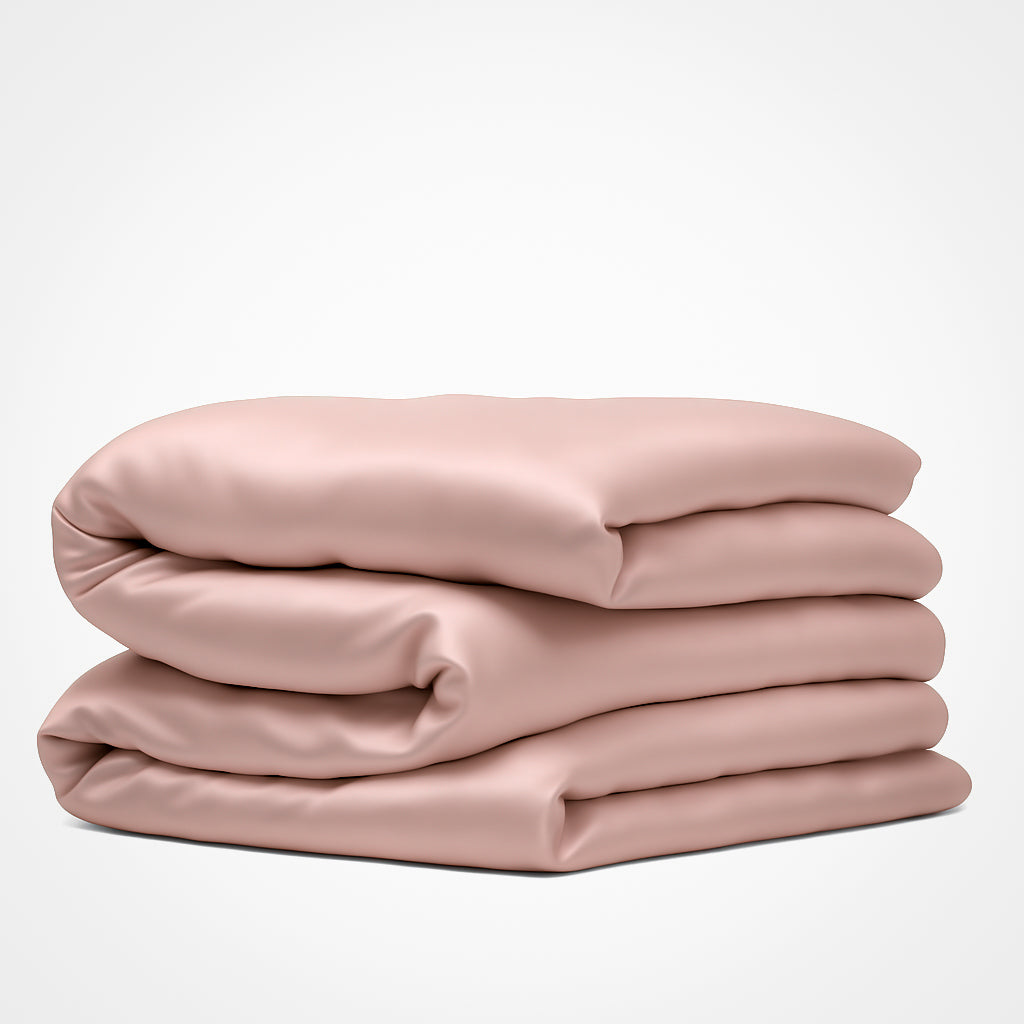 Housse de couette en soie de qualité supérieure Rose Gold