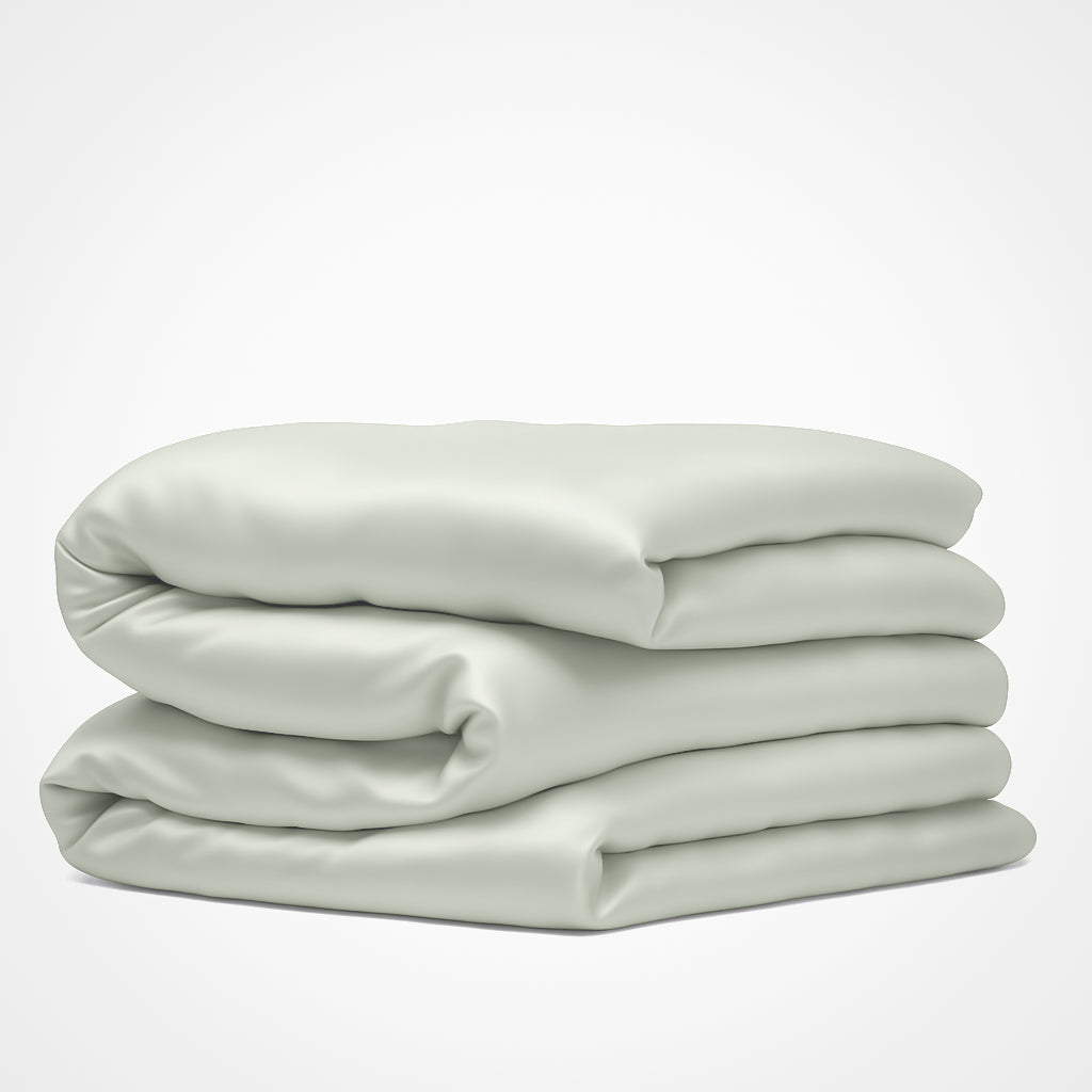 Housse de Couette en Soie Premium Ivoire