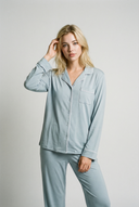 Ensemble de pyjama à manches longues – Bleu clair 