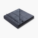 Moonblanket - Couverture pondérée classique bleue (Coton/Bambou) 