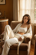 Sweet Heart Lounge Cardigan Set moonhaven