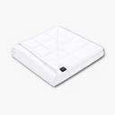 Moonblanket - Couverture Lestée Classique blanche (Coton/Bambou) 