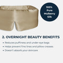 100% Silk Deep Sleep Mask Moonhaven