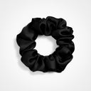 Premium Zijde Scrunchie Zwart 