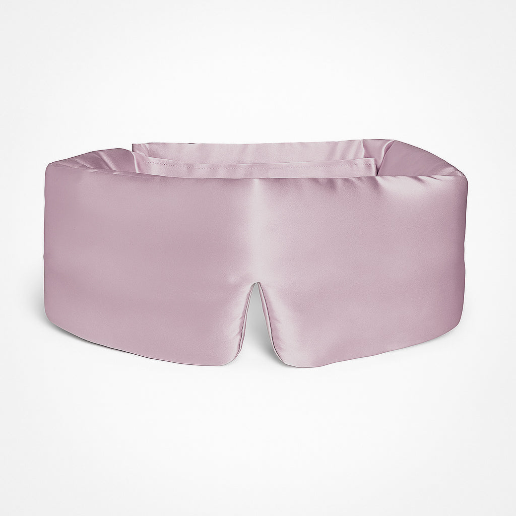 100% Seidenschlafmaske für tiefen Schlaf Pink 