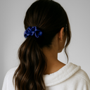 Premium Zijde Scrunchie Marineblauw 
