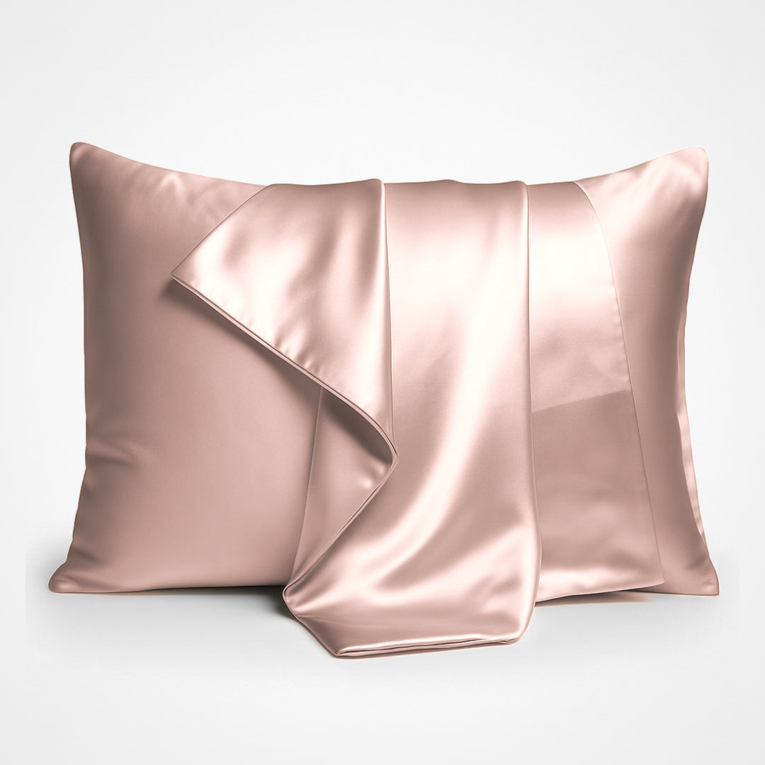 Premium 100% Seidenkissenbezug Roségold 