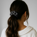 Premium Zijde Scrunchie Grijs 