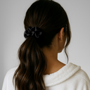 Premium Zijde Scrunchie Zwart 