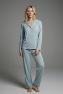 Ensemble de pyjama à manches longues – Bleu clair 