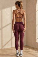 Moonhaven ContourForm™ High-Waist Legging - Burgundy
