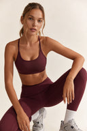 Moonhaven SoftFlow™ Sports Bra - Burgundy