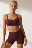Moonhaven ContourForm™ High-Waist Short - Burgundy