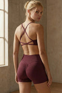 Moonhaven ContourForm™ High-Waist Short - Burgundy