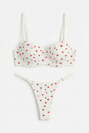 Ensemble de lingerie en dentelle pure élégance - Noir 