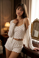 Petite Amour 3 Piece Lounge Set - 100% Cotton