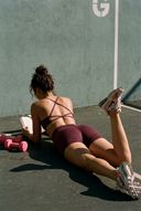 Moonhaven ContourForm™ High-Waist Short - Burgundy
