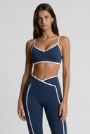 Moonhaven ContourForm™ High-Waist Legging Contrast Trim - Midnight Blue