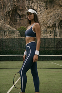 Moonhaven ContourForm™ High-Waist Legging Contrast Trim - Midnight Blue