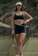 Moonhaven ContourForm™ High-Waist Short Contrast Trim - Black