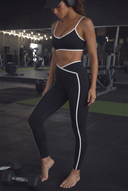 Moonhaven ContourForm™ High-Waist Legging Contrast Trim - Black