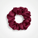 Scrunchie in seta premium nero 