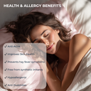 Taie d'oreiller en soie 100% premium 